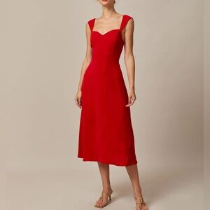RIHOAS Scarlet Sleeveless Midi Dress